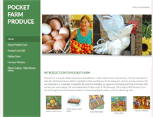 Tablet Screenshot of pocket-farm.com